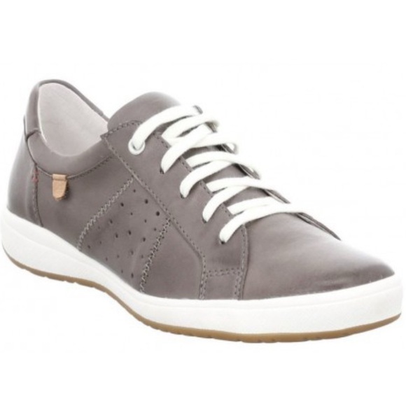 Josef Seibel Shoes - Josef Seibel Caren01 67701 Gray and White Sneakers Minimalist Design